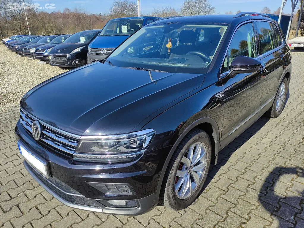 VW TIGUAN 2.0 TDi 130KW HIGHLINE,ZÁVĚS 2t,ALU 18